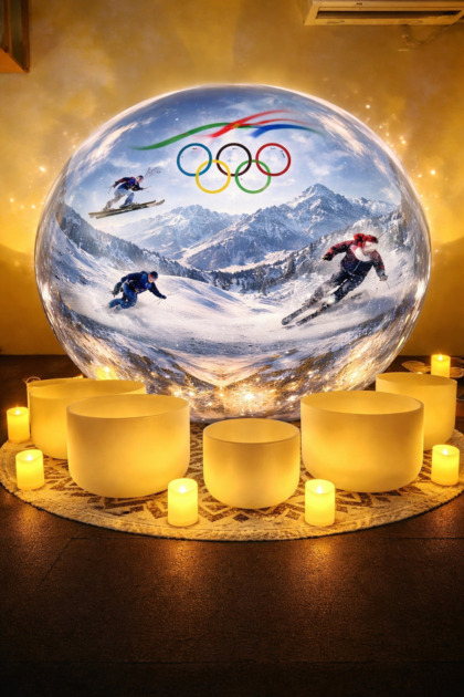 クリスタルボウルが、ミラノ・コルティナオリンピックでも